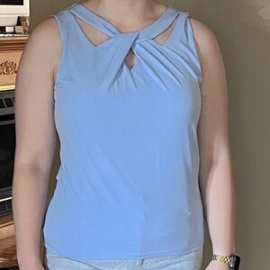 Light Blue Tank Blouse